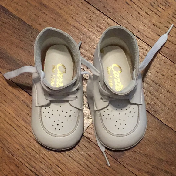 Vintage leather Carter’s baby shoes white - Picture 2 of 8